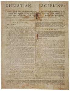 Christelijke Discipline: Bepaalde Goede en Gezonde Ordes voor het Goede Bestuur van Mijn Familie..., 1751 door William Penn